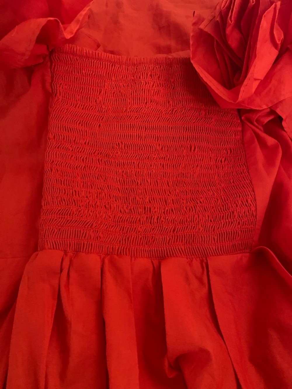 NWT Anthropologie The Corina Ruffled Dress by Maeve in Red size M - Picture 8 of 16